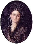 Ignacio Pinazo Camarlench Retrato de Dona Teresa Martinez, esposa del pintor oil painting reproduction